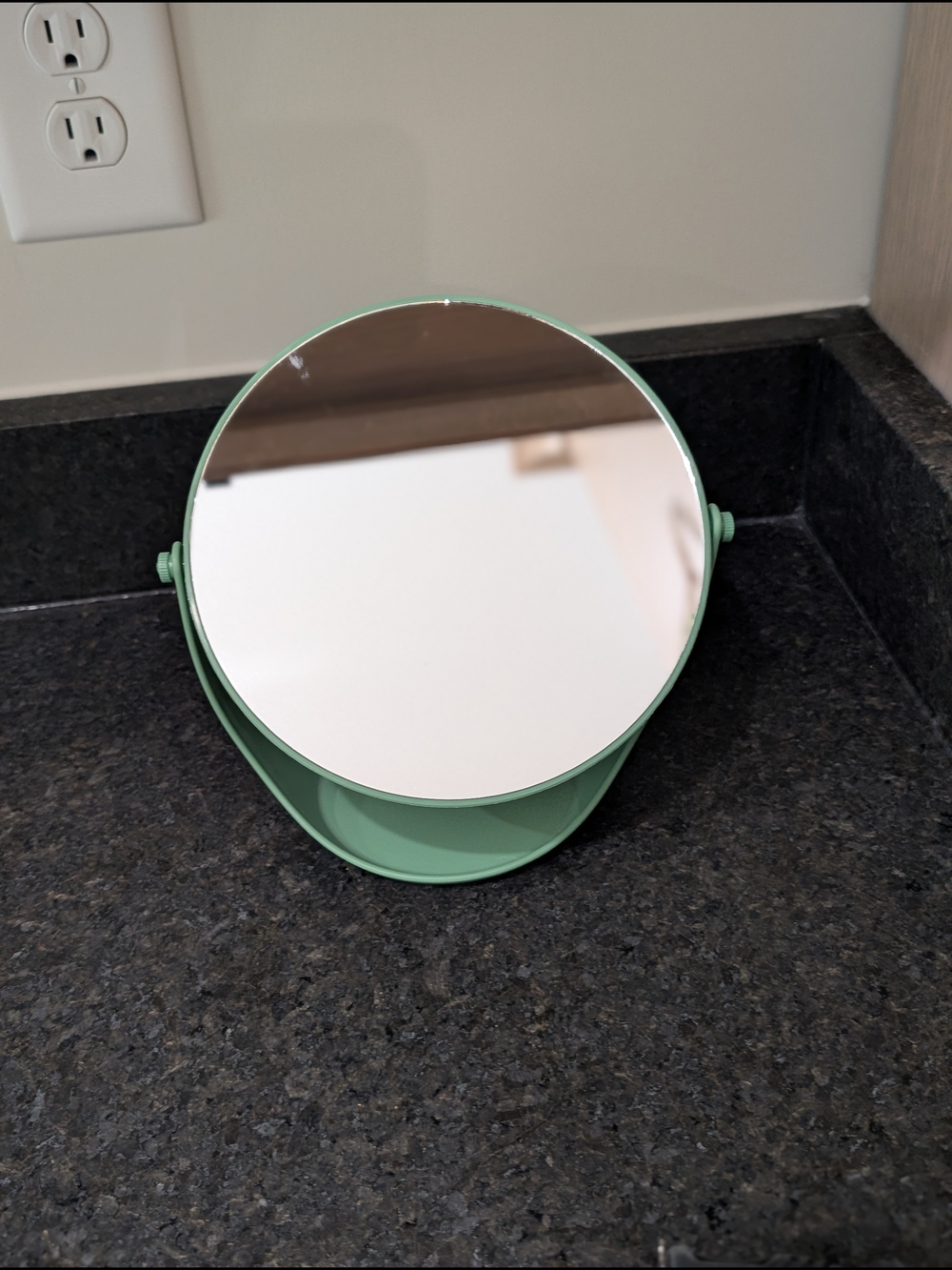 Mint Green Double-Sided Vanity Mirror